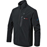 Bosch Professional Heat+Jacket GHJ 12+18V Kit Größe M, Arbeitskleidung schwarz, inkl. Ladeadapter GAA 12V-21, 1x 12-Volt-Akku