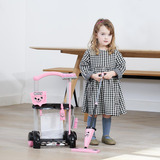 Casdon Hetty Cleaning Trolley, Kinderhaushaltsgerät rosa