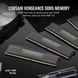Corsair DIMM 32 GB DDR5-6400 (2x 16 GB) Dual-Kit, Arbeitsspeicher schwarz, CMK32GX5M2B6400C32, Vengeance