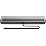 Digitus 12-Port USB-C 8K Docking Station, Dockingstation grau/schwarz, USB-C, 8K