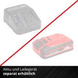 EINHELL Akku-Oberflächenbürste PICOBELLA 18/90, Unkrautentferner rot/schwarz, ohne Akku und Ladegerät