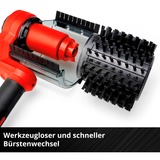 EINHELL Akku-Oberflächenbürste PICOBELLA 18/90, Unkrautentferner rot/schwarz, ohne Akku und Ladegerät