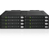 Icy Dock Though Armor MB998V4P-B , Wechselrahmen schwarz, 8-Bay U.2/U.3 NVMe SSD PCIe 4.0