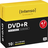 Intenso DVD+R 4,7 GB, DVD-Rohlinge 16fach, 10 Stück
