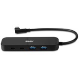 Lindy 4 Port USB 3.2 Gen 2 Typ C Hub, USB-Hub 