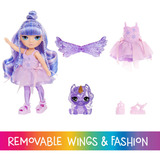 MGA Entertainment Rainbow High Littles Fantasy Fairies - Amethyst, Puppe 