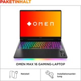 OMEN MAX 16-ah0093ng, Gaming-Notebook Intel® Core™ Ultra 9 275HX, NVIDIA GeForce RTX 5080, 32 GB DDR5, 1 TB (1 TB SSD), Windows 11 Home 64-Bit