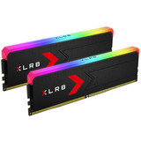 PNY DIMM 64 GB DDR5-6000 (2x 32 GB) Dual-Kit, Arbeitsspeicher schwarz, MD64GK2D5600030XRGB, XLR8 Gaming EPIC-X RGB, INTEL XMP, AMD EXPO