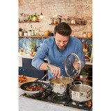 Tefal Bratpfanne by Jamie Oliver Cook Smart  edelstahl/schwarz, Ø 24cm