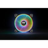 Thermaltake Riing Quad 14 RGB Radiator Fan TT Premium Edition Single Fan Pack, Gehäuselüfter schwarz, Single Pack, ohne Controller, 140 mm