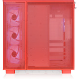 Thermaltake View 380 XL TG ARGB Flaming Orange, Tower-Gehäuse rot, Tempered Glass x 2