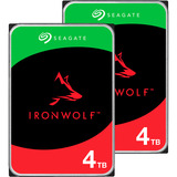 UGREEN DXP2800 + 2x 4 TB Seagate IronWolf HDD Bundle, NAS 