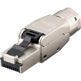 goobay CAT 8.1 feldkonfektionierbarer RJ-45 Stecker, STP Metallgehäuse