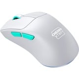 CHERRY XTRFY M64 Wireless, Gaming-Maus weiß/türkis