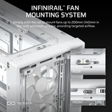 Corsair FRAME 4000D RS , Tower-Gehäuse weiß, Tempered Glass