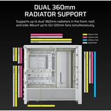 Corsair FRAME 4000D RS , Tower-Gehäuse weiß, Tempered Glass