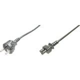 Digitus Deutsches Netzanschlusskabel schwarz, 1,80 Meter, "Micky Maus"-Stecker