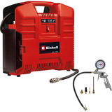EINHELL Akku-Koffer-Kompressor TE-AC 36/8 Li OF Set - Solo, 36Volt (2x18V) rot, ohne Akku und Ladegerät