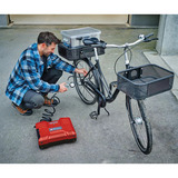 EINHELL Akku-Koffer-Kompressor TE-AC 36/8 Li OF Set - Solo, 36Volt (2x18V) rot, ohne Akku und Ladegerät
