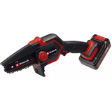 EINHELL Power X-Change Akku-Astkettensäge GE-PS 18/15 Li Bag Kit, 18Volt, Astsäge schwarz/rot, Li-Ionen Akku 2,5Ah