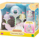 EPOCH Traumwiesen Sylvanian Families - Magisches Ballonschiff mit Figur, Konstruktionsspielzeug 