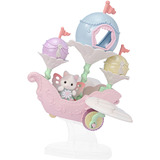 EPOCH Traumwiesen Sylvanian Families - Magisches Ballonschiff mit Figur, Konstruktionsspielzeug 