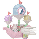 EPOCH Traumwiesen Sylvanian Families - Magisches Ballonschiff mit Figur, Konstruktionsspielzeug 