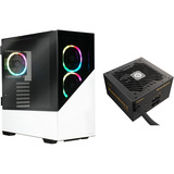 Enermax K8 ARGB + Marblebron II 650W, Tower-Gehäuse weiß, Bundle (Gehäuse + Netzteil)
