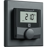 Homematic IP Wandthermostat mit Luftfeuchtigkeitssensor (HmIP-WTH-A) anthrazit