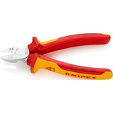 KNIPEX Abisolier-Seitenschneider 14 26 160, Schneid-Zange rot/gelb, Länge 160mm, VDE-geprüft