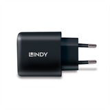 Lindy Ladegerät 65 Watt USB-C GaN Charger schwarz, 1x USB-C PD 3.0, GaN, PPS