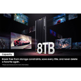 Samsung 9100 PRO Heatsink 4 TB, SSD PCIe 5.0 x4, NVMe 2.0, M.2 2280