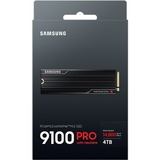 Samsung 9100 PRO Heatsink 4 TB, SSD PCIe 5.0 x4, NVMe 2.0, M.2 2280