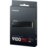 Samsung 9100 PRO Heatsink 4 TB, SSD PCIe 5.0 x4, NVMe 2.0, M.2 2280