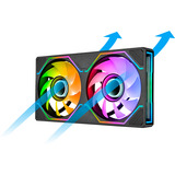 Thermaltake SWAFAN UNIFY 240, Gehäuselüfter schwarz, 244 mm