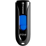 Transcend JetFlash 790K 512 GB, USB-Stick schwarz/blau, USB-A 3.2 Gen 1