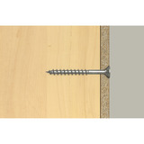 fischer Spanplattenschraube PowerFast II 6,0x90 Senkkopf TX 100 Stück, mit Teilgewinde, Edelstahl A2
