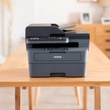 Brother MFC-L2800DW, Multifunktionsdrucker dunkelgrau, USB, LAN, WLAN, Scan, Kopie, Fax