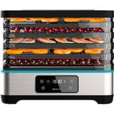 Cecotec VitaDry Pro Dörrautomat edelstahl/transparent, 300 Watt, 5 höhenverstellbare Fächer