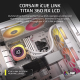Corsair iCUE LINK TITAN 360 RX LCD Generalüberholt, Wasserkühlung weiß