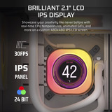 Corsair iCUE LINK TITAN 360 RX LCD Generalüberholt, Wasserkühlung weiß