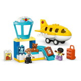 LEGO 10443 DUPLO Town Erster Besuch im Flughafen, Konstruktionsspielzeug 