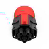 NRGkick Steckeraufsatz 32A - 5polig, max. 22kW, Adapter schwarz/rot, für NRGkick Ladeeinheit