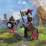 PLAYMOBIL 72118 Knights Anführer Drachenritter, Konstruktionsspielzeug 
