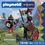 PLAYMOBIL 72118 Knights Anführer Drachenritter, Konstruktionsspielzeug 