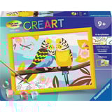 Ravensburger CreArt - Bunte Wellensittiche, Malen 