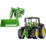 SIKU FARMER John Deere Set mit abnehmbarem Frontlader, Modellfahrzeug 