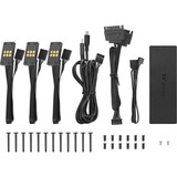 Thermaltake TS 120 EX RGB, Gehäuselüfter schwarz, 3er Pack, 120 mm