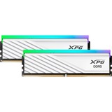 ADATA DIMM 32 GB DDR5-6000 (2x 16 GB) Dual-Kit, Arbeitsspeicher weiß, AX5U6000C4816G-DTLABRWH, XPG Lancer Blade RGB, INTEL XMP, AMD EXPO