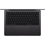 Apple MacBook Pro (14") 2024 CTO, Notebook schwarz, 24 GB, 1 TB (1 TB SSD), M4, MacOS, Englisch International